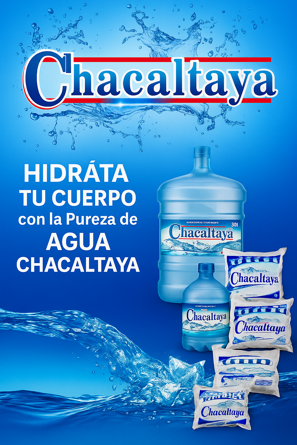 💧 Agua y Hielo Chacaltaya: La Garantía de Calidad y Confianza para tu Negocio 🍹